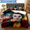 Abstract clown Pattern 3pcs K-pop music group Bedding set,Ideal for Bedroom, Dormitory,Including Duvet Cover And 2pcs Pillowcases,Fan gifts