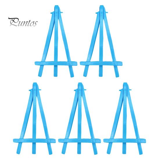 5 шт. Треугольный мольберт, мини-стенд, детский художественный дисплей, небольшой мольберт для рисования с яркими цветами, 15,5 см, пластиковый мольберт для рисования