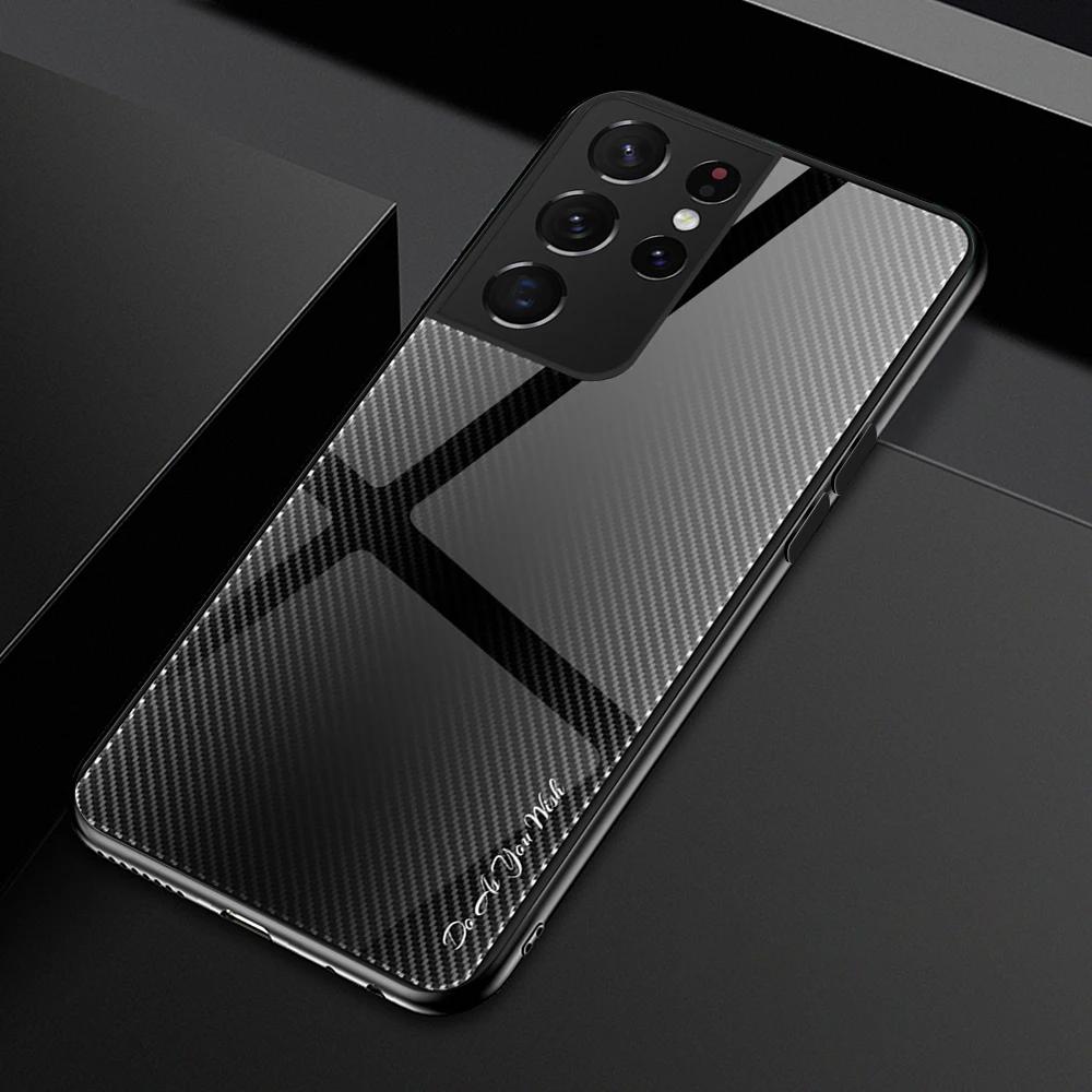Luxus Farbverlauf Handyhülle Für Samsung Galaxy S23 S21 S22 S24 S25 Ultra Plus Note 20 Ultra S21 FE S20 S23 FE 5G Hülle Glas Hülle