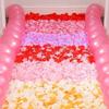 Colorful Artificial Fake Rose Petals Red Black Simulation Silk Flowers Petal Wedding Valentines Day Romantic Party Decoration