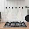 Self-adhesive hanger hook, steel, black, 3x2 cm, 6 pcs.