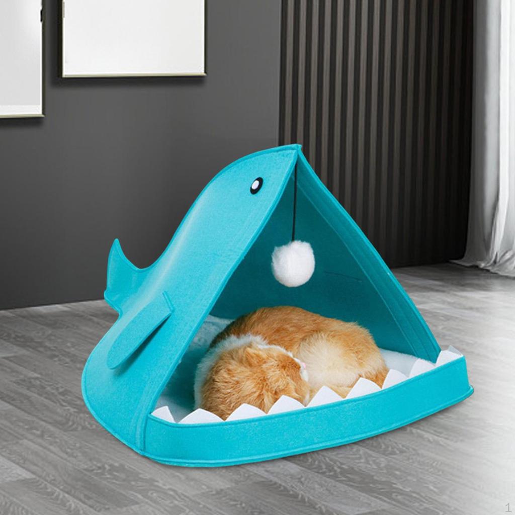 Beds Kitten Bed Comfortable Pet Cat Sleeping Nest Washable Felt