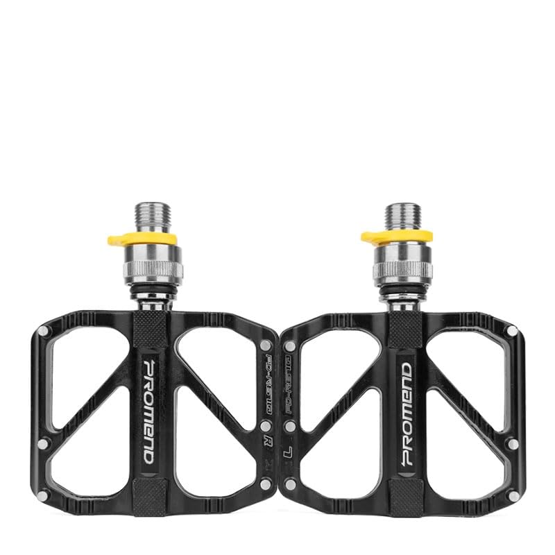 

Велосипедные педали Quick Release 3 подшипника MTB Педали алюминиевый металлический корпус Гладкие смазанные шоссейные педали для велосипеда с подшипниками (3 R67Q-QRD)