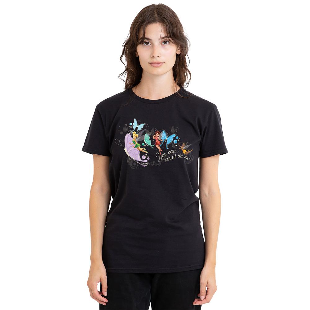 Disney Fairies Unisex Adult You Can Count On Me Tinker Bell & Rosetta T-Shirt