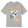 My Apolocheese Funny Cat Meme T Shirt Men's Women's Harajuku T-Shirts Summer Pure Cotton Fashion Casual Tee Shirts Streetwear