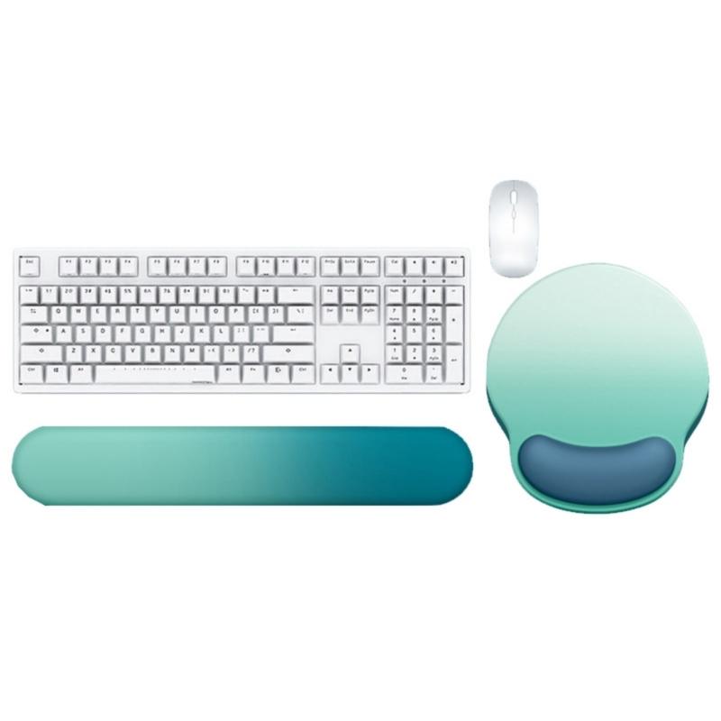 Ergonomic Mouse Wrist Pad Comfortable Breathable Silicone Computer Mouse Wrist Rest Ergonomic Support for Desk Office