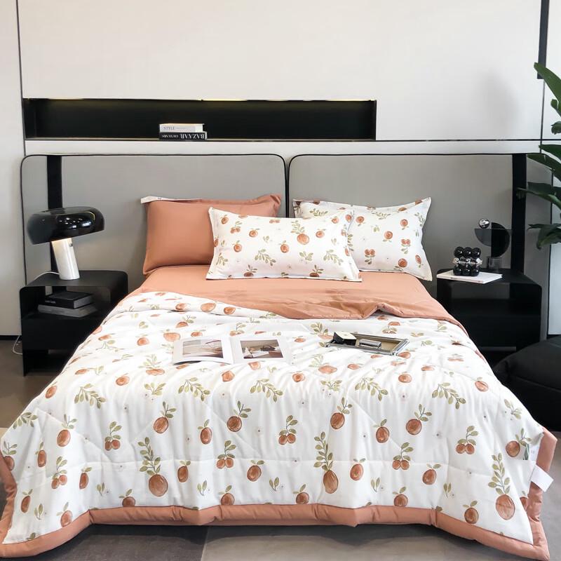 Yamok Washed Cotton-Linen Soybean Fiber Summer Quilt Set