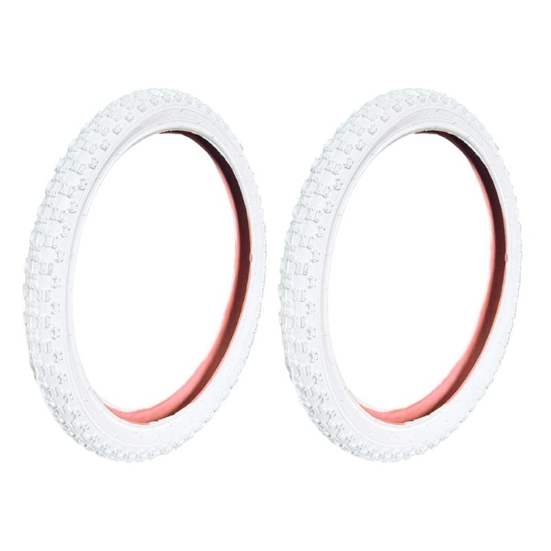 Pair Of Wear Resistance Childrens Bicycles Tires With Advanced Tread Pattern For Maximumly Control Offering Smooth Rides
