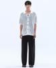 TRIP LE SENS Washable Crochet Half Knit Shirt_White