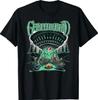 Grateful Dead Skeletons and Aliens Camping Band 100% Cotton T-shirt Mens Tees Top