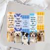 30PCS Dog Inspiration Bookmarks Graffiti Nostalgia Cartoon DIY Laptop Living Room Retro Gift Creative Cartoon Helmet Bookmarks