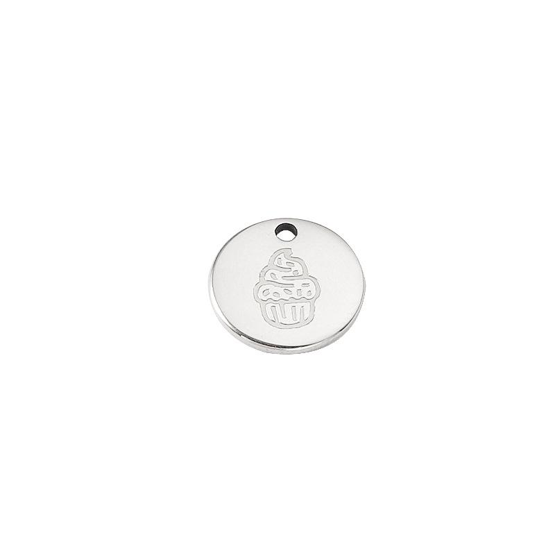 

Зеркально отполированная титановая сталь с 18-каратным золотым покрытием, подвеска в виде мороженого, набор для самостоятельной сборки