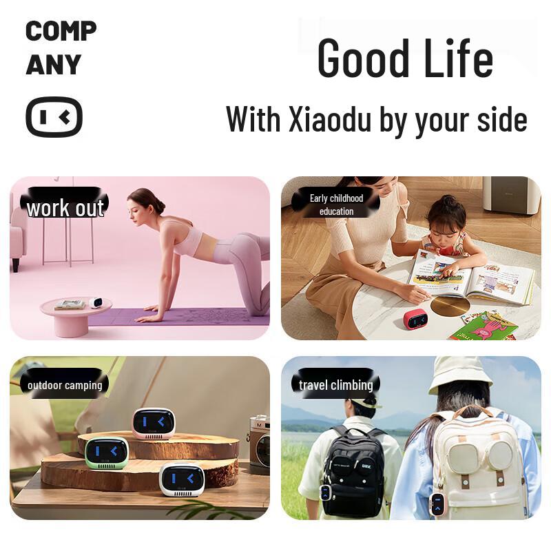 Xiaodu Smart Portable Bluetooth Speaker (Dynamic Edition) CN Plug (adapter Included)