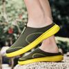 Half slippers summer large size mesh lazy without heel baotou beach cool slippers