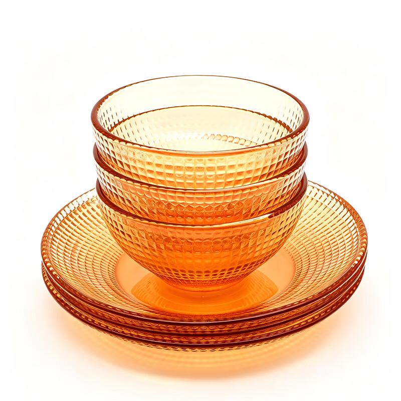 Tayohya Amber Starlight Series 6-piece Dinnerware Set