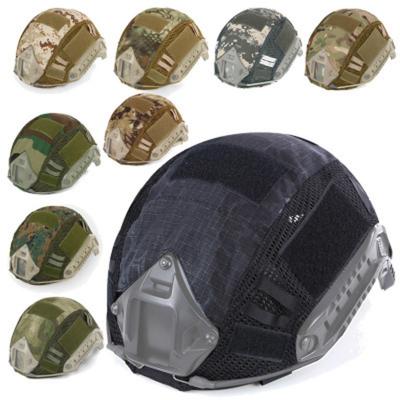 Tactical Helmet Cover Suitable for FAST Helmet Camouflage Helmet Cloth Outdoor CS Wargame Survival Game Camo Helmet Skin