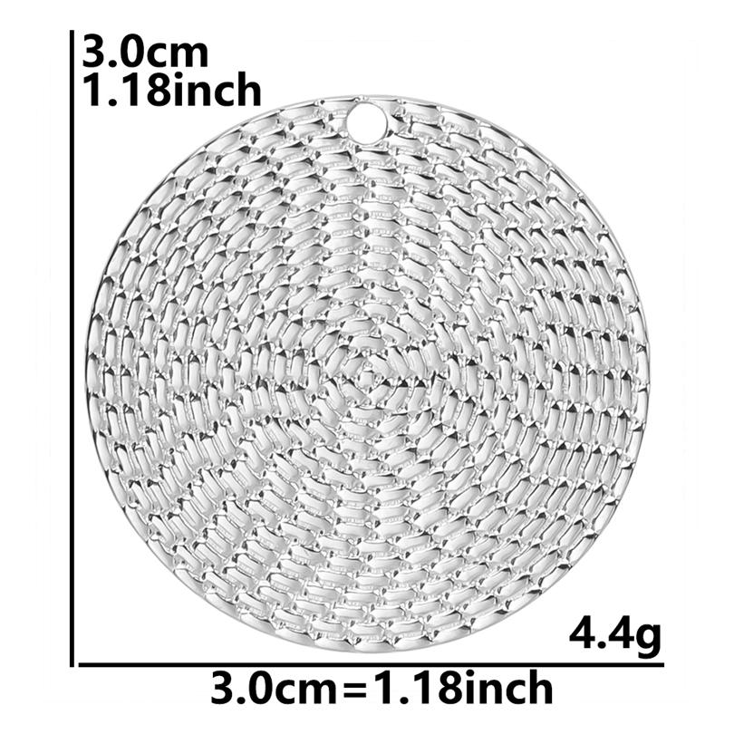 5pcs Titanium Accessories Eye Oval Rectangle Stainless Steel Charm Pendant For Jewelry Making Supplies DIY Women Pendant Earring