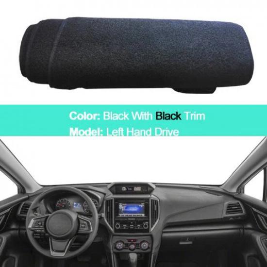 2 Layers Car Inner Dashboard Cover Dash Mat Carpet Cushion Cape For Subaru Impreza 2017 2018 Subaru XV Crosstrek 2018