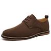 Men Brogue Casual Dress Shoes Soft Faux Leather Upper Non Slip Rubber Sole Business Walking Shoes Large Size Daily Office