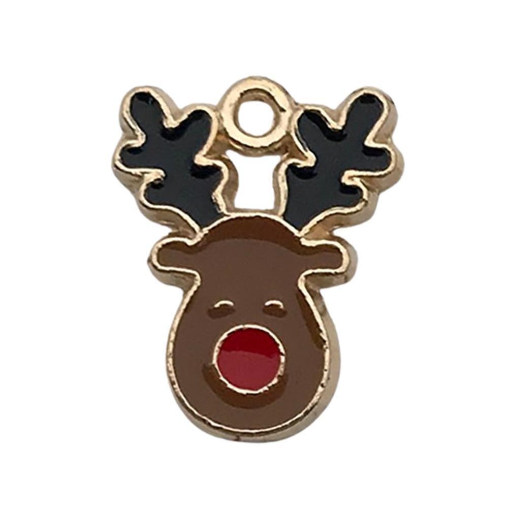 140 Kinds Of Christmas Drips Santa Claus Snowman Snowflake Deer Earrings Bracelet Pendant Diy Jewelry Accessories