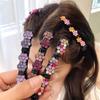 Fabric Hair Bands Rhinestone Hair Clips Hairpin Duckbill Clip Flower Hairclip Braided Hair Clips