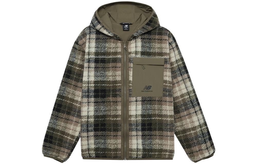 New Balance Jackets Men s Brown Hooded Moderate Other AMJ23339-MG1 L