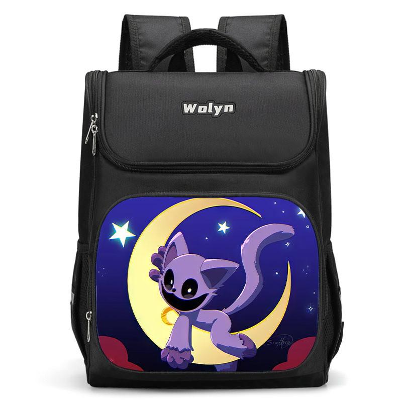Stylish Catnap Poppy Playtime Backpack Unisex Oxford Cloth Daily Use