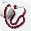 33-Bead Muslim Prayer Rosary Bracelet with Alloy Pendant