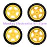 Smart Car Kit 1WD Smart Robot Car Chassis Kits Car With Speed Encoder and Battery Box Diy Electronic Kit for R1 Board