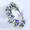 Boho Style Floral Headband Simulated Flower Wedding Headpiece Bridal Wreaths  Seaside Vacation