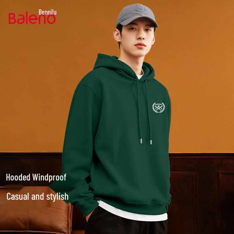 Baleno Men's Casual Hooded Pullover Sweatshirt
