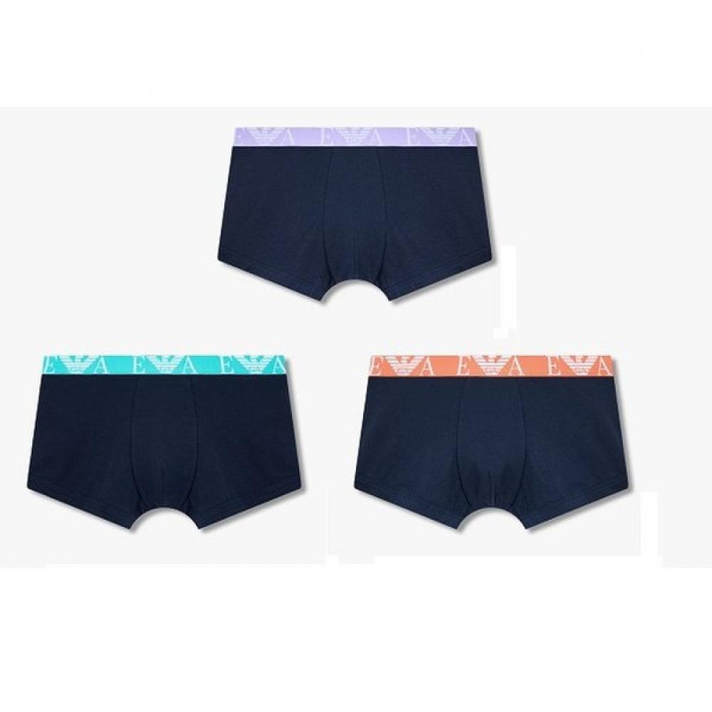 Emporio Armani Мужской Хлопковый Набор Droz с Полосами и Логотипом Орла XL(110)