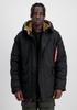 Зимняя куртка Alpha Industries N3B Fliegerparka (100106) schwarz (100106-03)