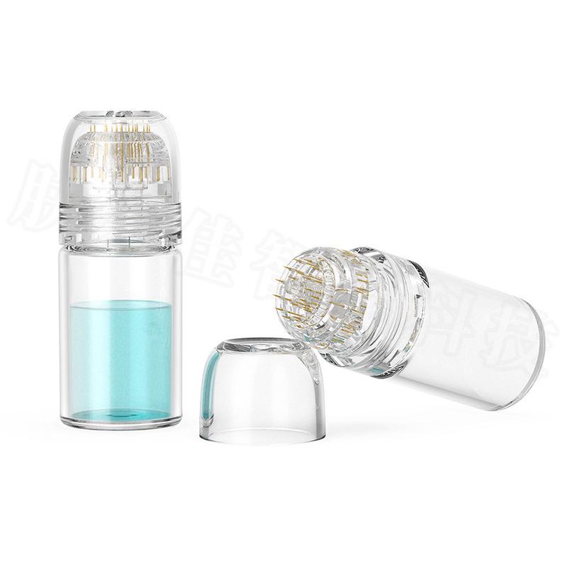 Hydra.Needle HN20: Gold Microneedle Roller with Press-Type Liquid Dispensing