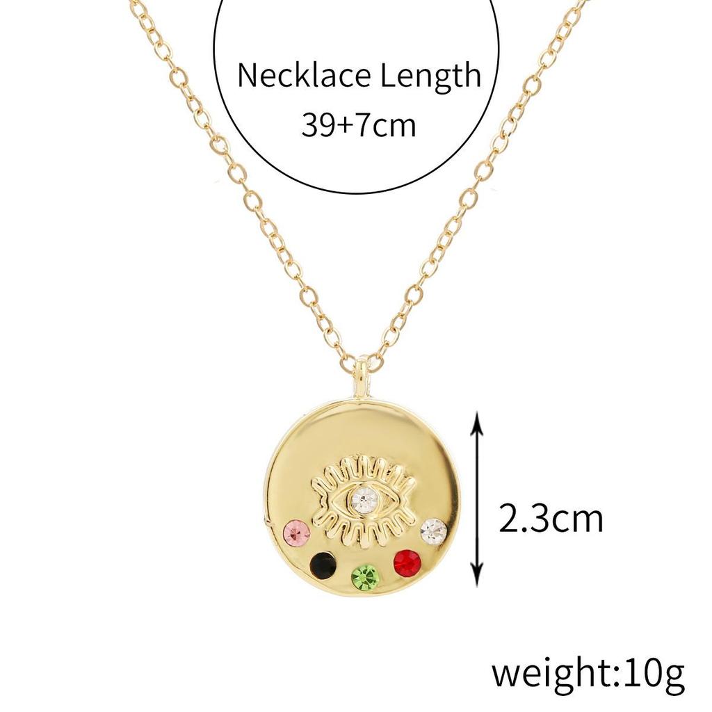 Multi-layer Crystal Pendant Necklace Women's INS Beautiful Elegant Design Versatile Daily Wear Fashion Neck Jewelry