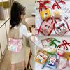 Korean-Style Cartoon Canvas Bags for Kids - Versatile, Cool, Casual, Hand-Held and Shoulder Options for Boys and Girls