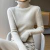 Women's Slim Fit Cashmere Blend High Neck Sweater - Autumn Winter 2024 Collection
