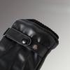 Warm Leather Gloves for Men and Women PU Leather Driving Plus Velvet To Protect The Cold All Fingers Outdoor Cycling Gloves
