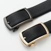 New Men's Genuine Leather Belt, Business Automatic Buckle Belt, Alloy Belt Inside