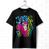 Jimi Hendrix Psychedelisches Kunst Herren T-Shirt Gitarre Rockstar Legende Musik Merch