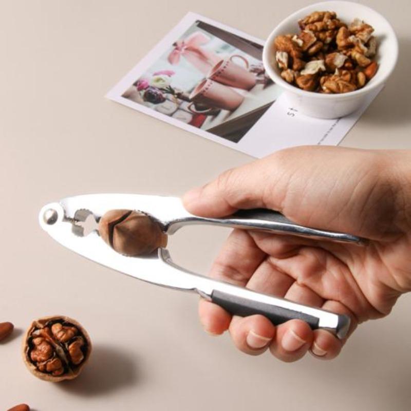 Walnotenkraker Robuuste notenkraker van zinklegering Ergonomisch ontwerp Moerenopener voor thuis