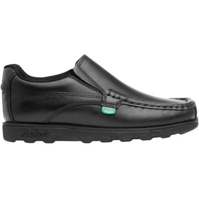 Kickers Boys Fragma Leather School Shoes