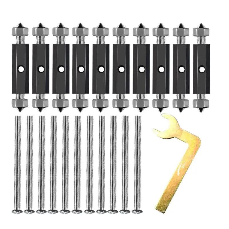 10-Pack Metal Electrical Box Repair Brace, Universal Fixing Support for Broken 86-type & 118-type Junction Boxes