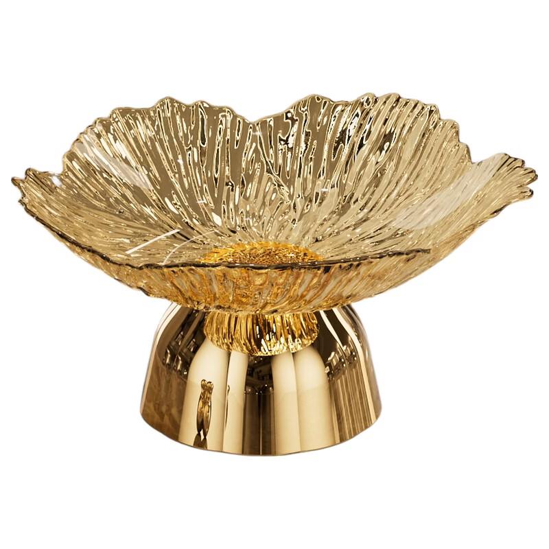 Luxury High-Foot Petal Fruit Bowl