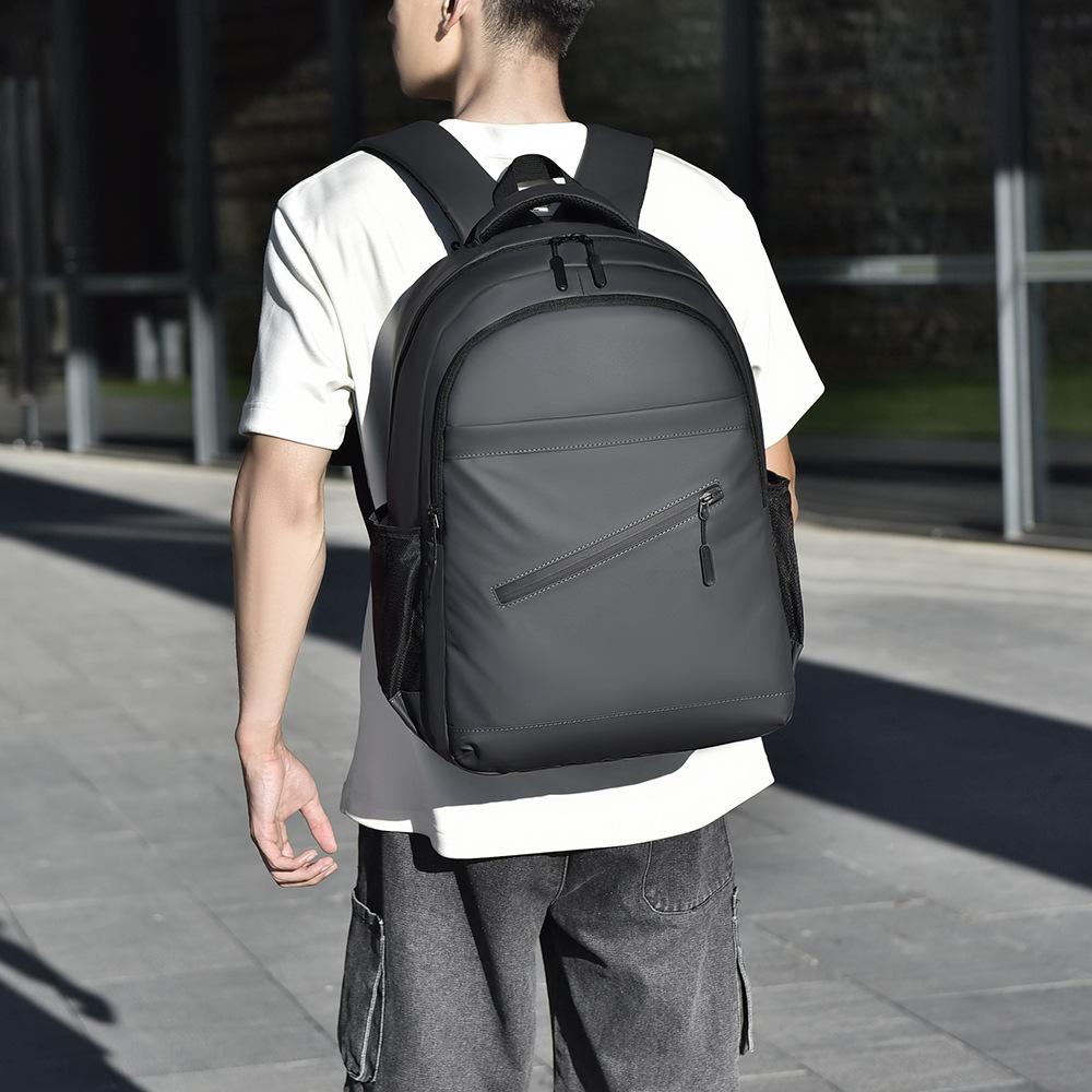 Schoolbag1011 Men's Large Capacity Backpack Computer Bag Business Travel Backpack High School Student College Student Leisure School Bag