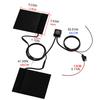 Easy Installation Electric Heated Pad for Motorcycle 22mm Handlebar Warmer Pads