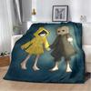 Horror Game Little Nightmares Printed Blanket Picnic Blankets Warm Blanket Soft Comfortable Blanket Home Travel Birthday Gift