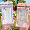 Bolsa de Celular de Desenho Animado à Prova d'Água Bolsa para Mergulho em Águas Bravas Nadar Case Capa Seca Subaquática Para Celular Esportes Aquáticos Praia Piscina Esqui