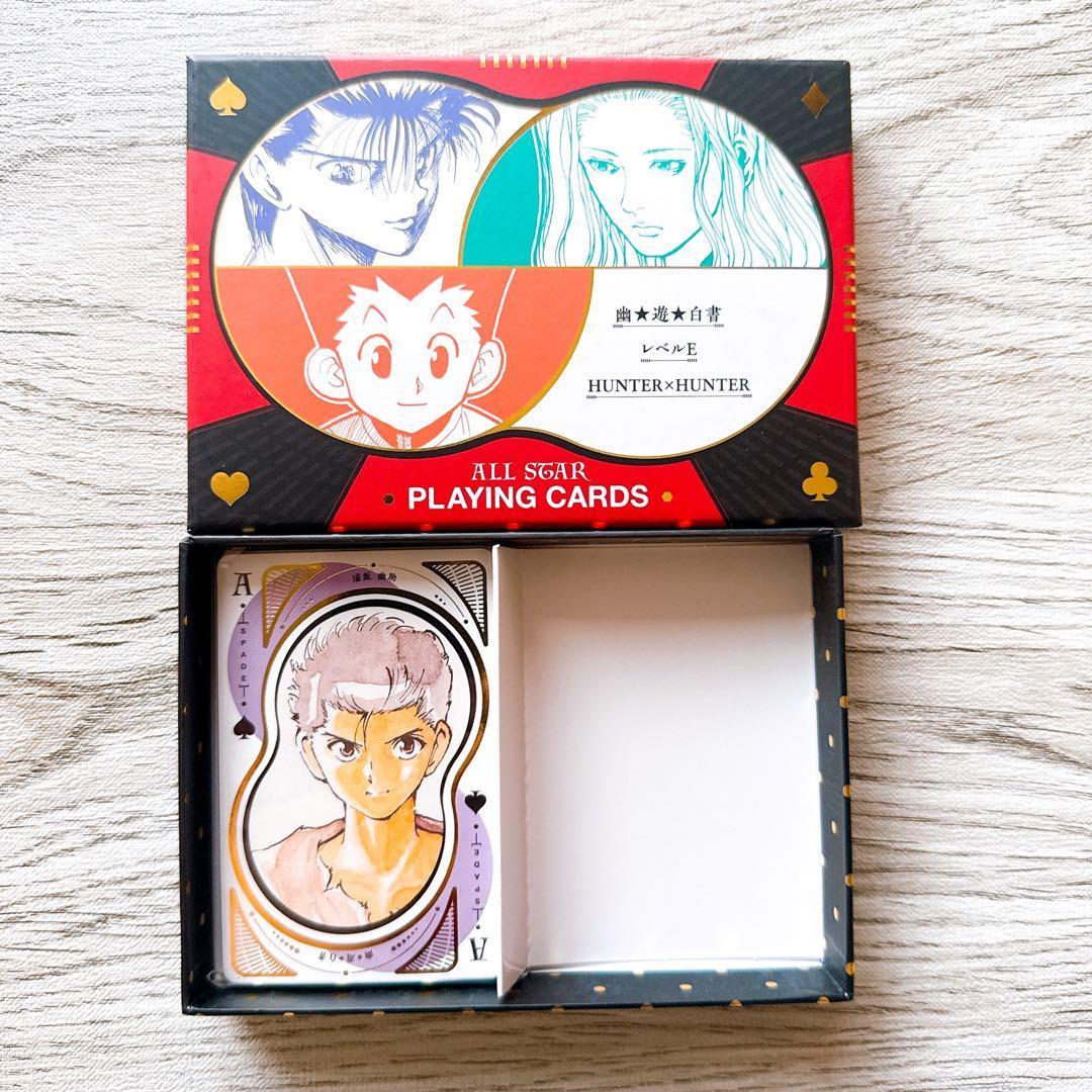 Used Yoshihiro Togashi Exhibition 29 playing cards Yu Yu Hakusho HUNTERHUNTER Level E