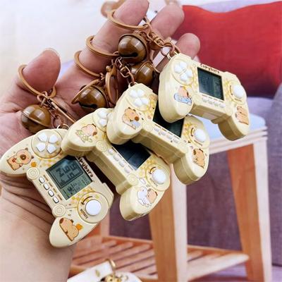 Neuer Exquisiter Capybara-Schlüsselanhänger Mit Tetris-Controller, Lustiger Und Kreativer Kinder-Spielkonsolen-Rucksackanhänger